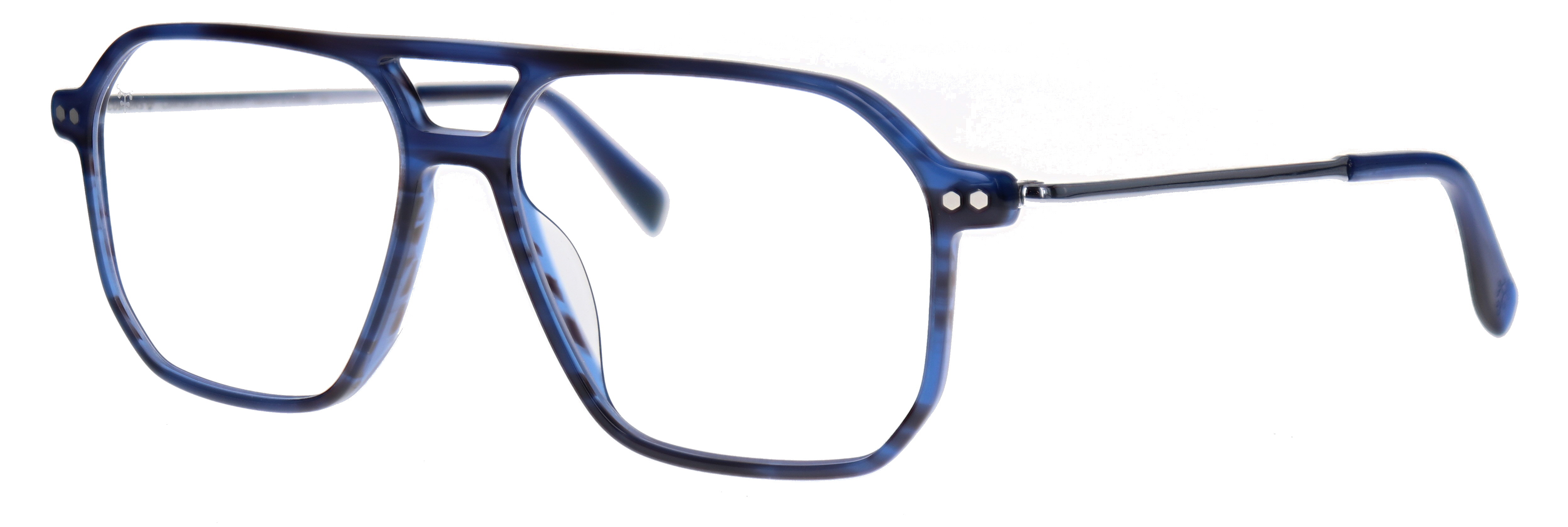 Blauw/zilver