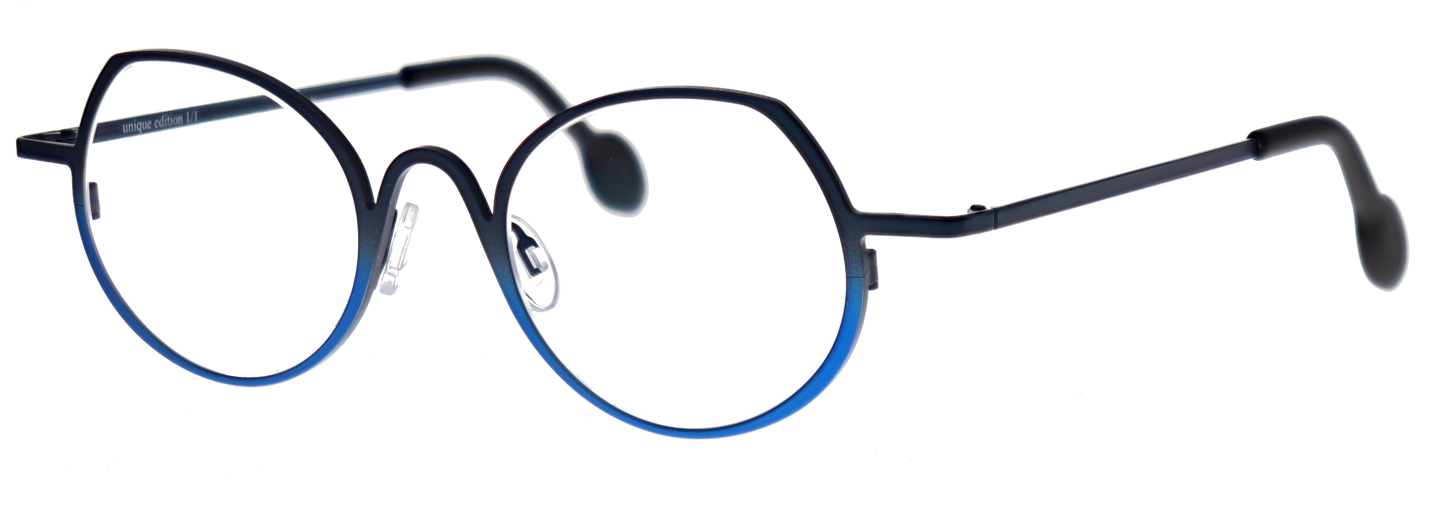donker blauw / lichtblauw