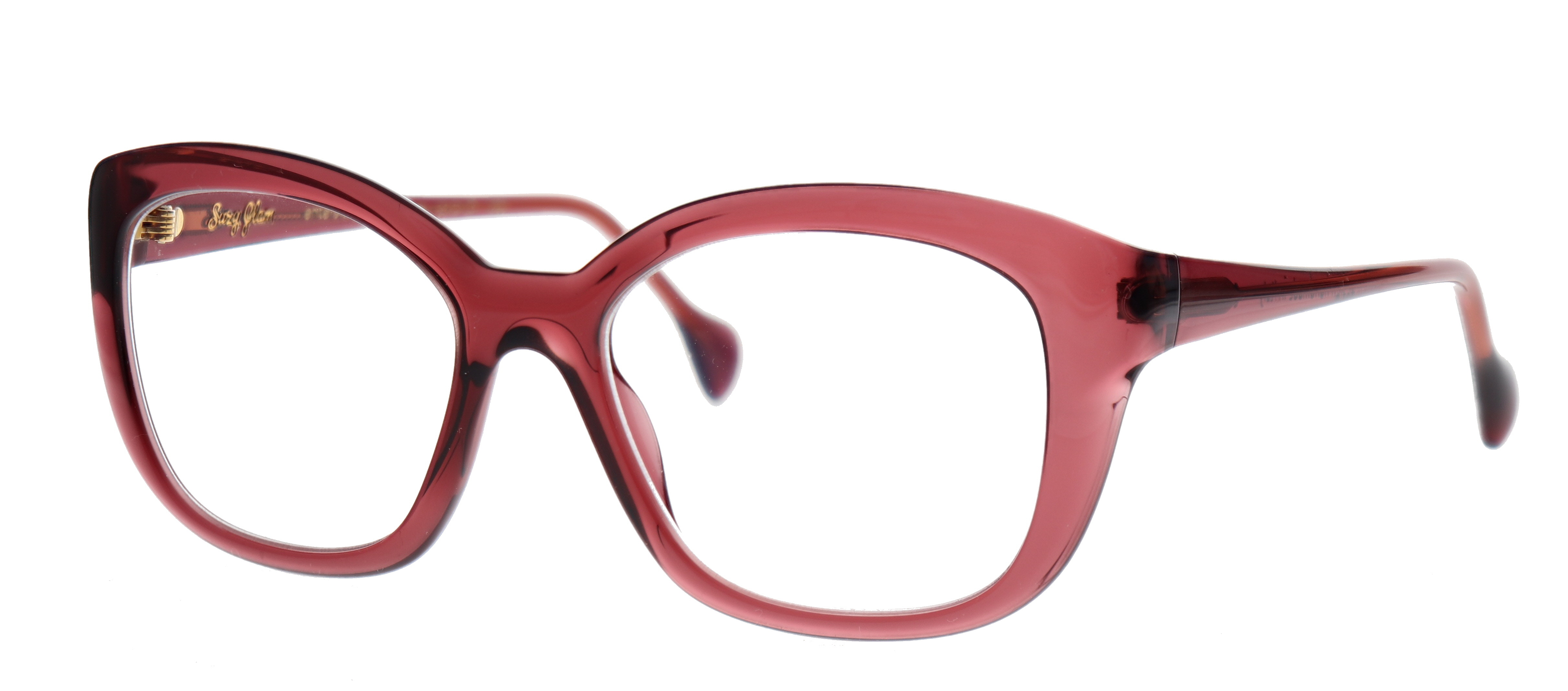 transparant wijnrood