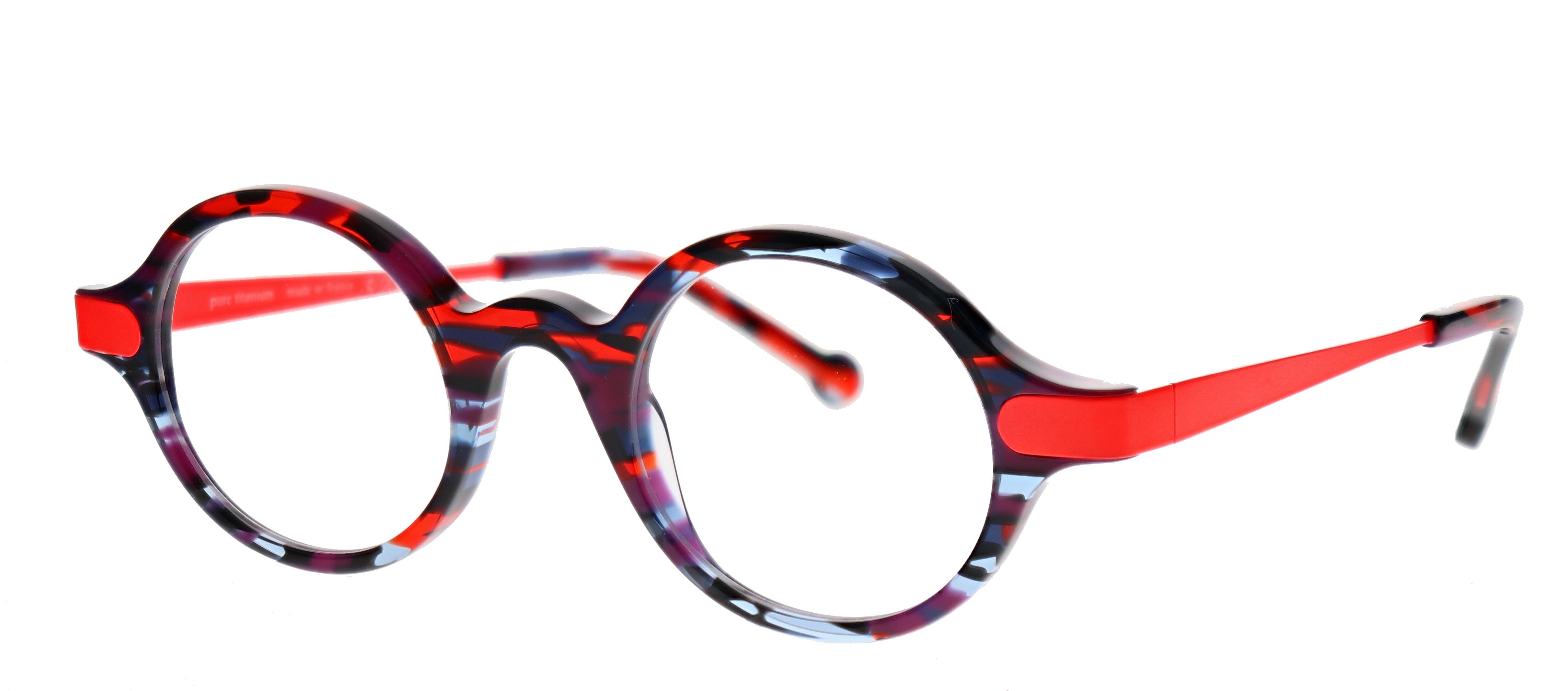 rood blauw havana/oranje