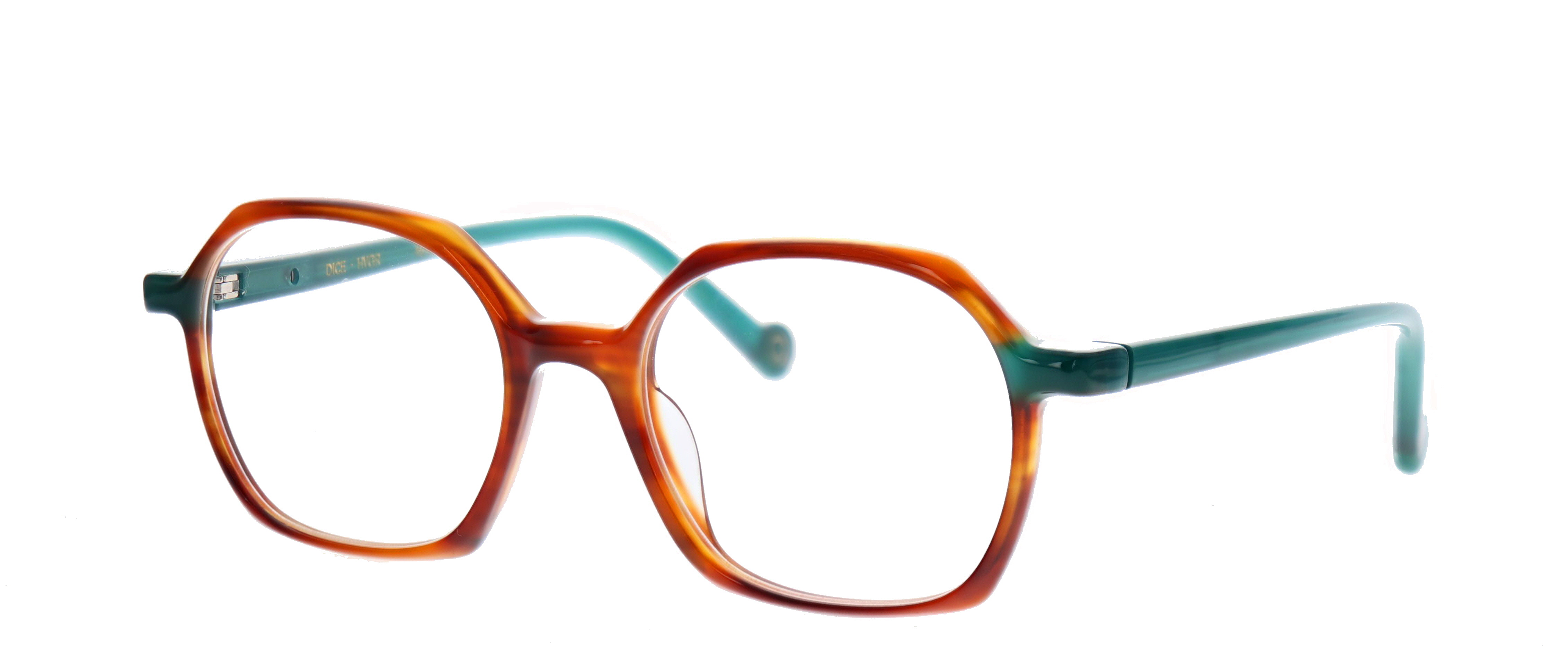 Bruin/blauw